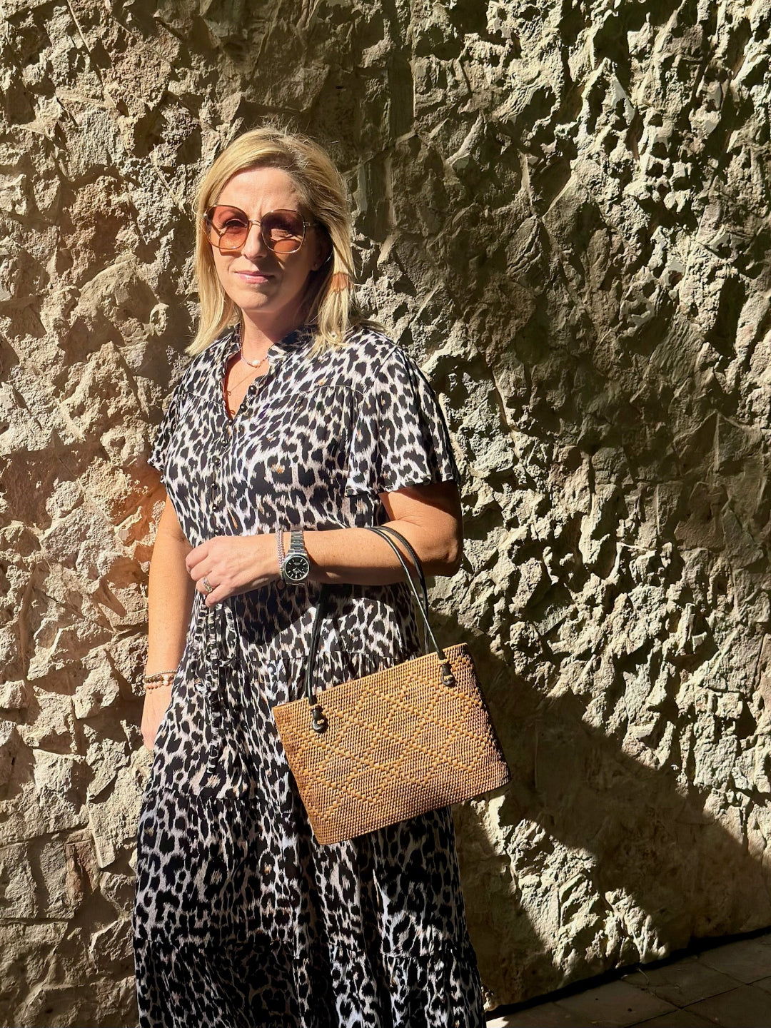 Jess Dress - Dark Leopard