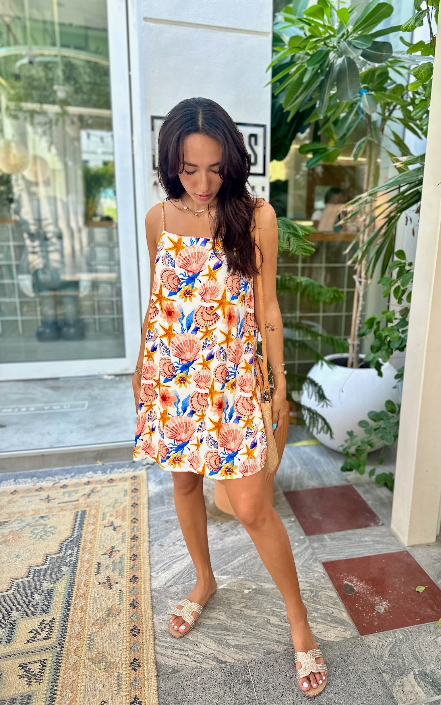 Luna Dress - Brown Shell
