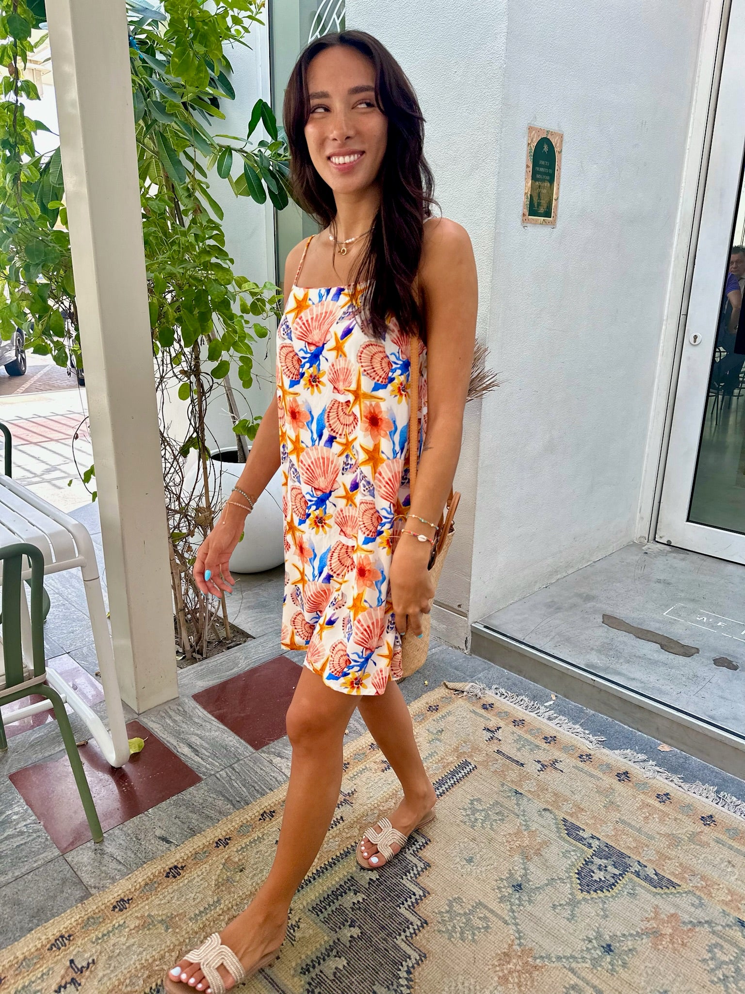 Luna Dress - Brown Shell