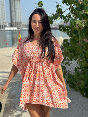 Angel Kaftan - Peach Italian Summer