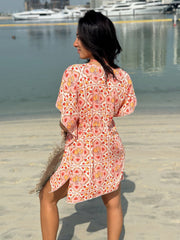 Angel Kaftan - Peach Italian Summer