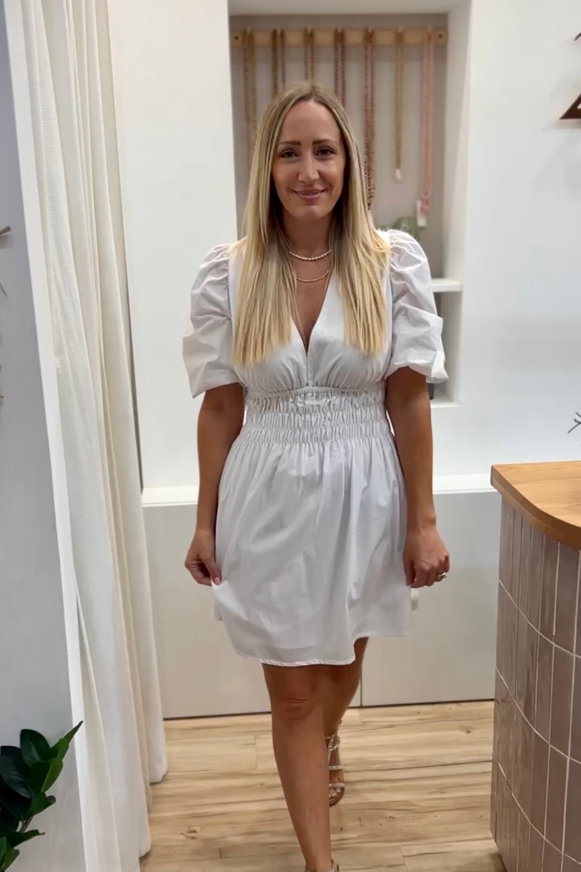 Alexa Dress - White