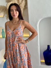 Jumpsuit - Orange Italian Summer