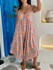 Jumpsuit - Orange Italian Summer