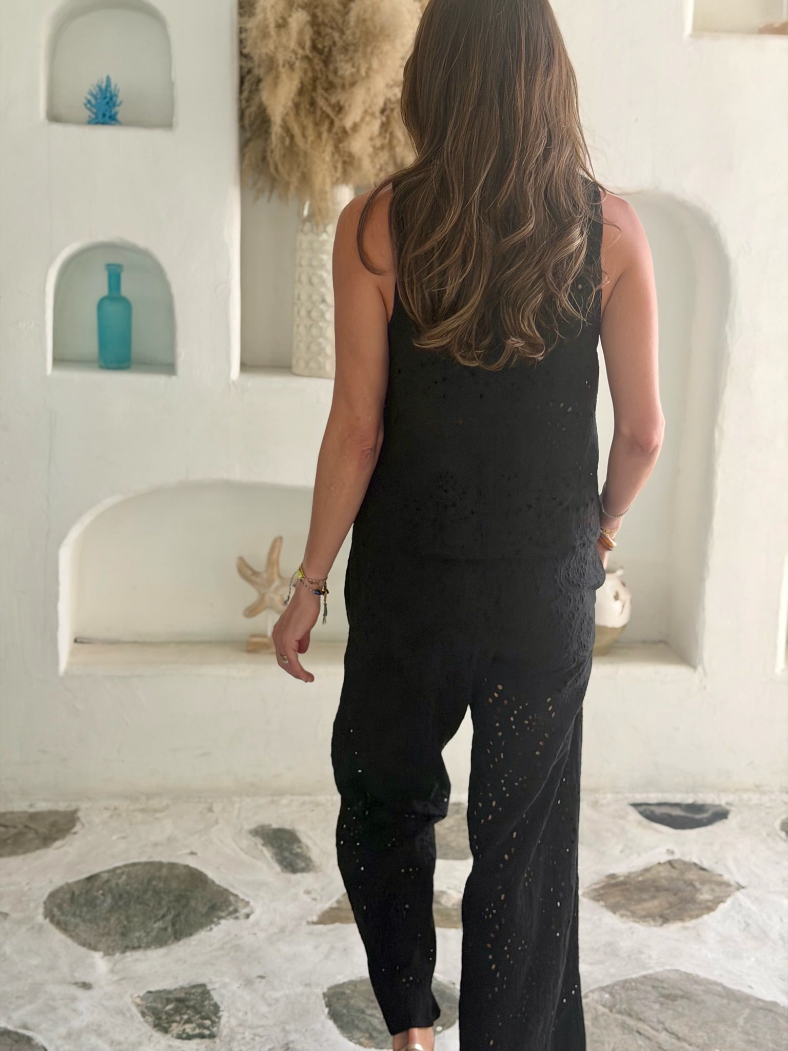 Lace Trousers - Black