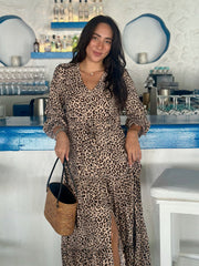 Marley Dress - Brown Leopard