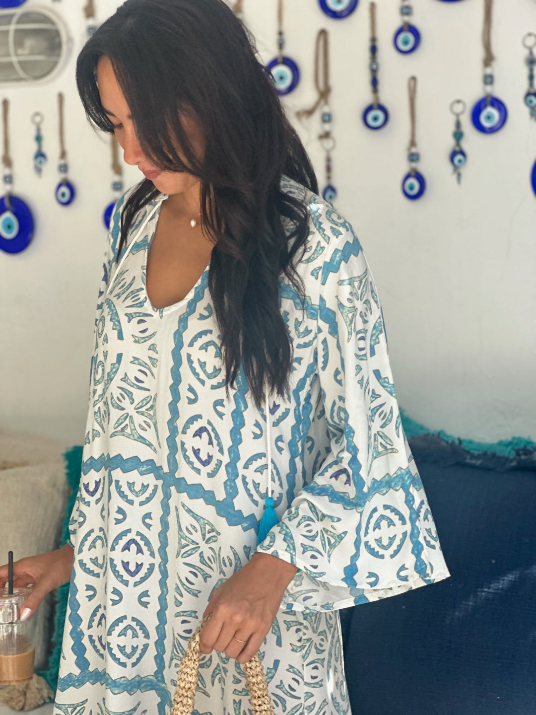 Zoe Kaftan - Blue Tile