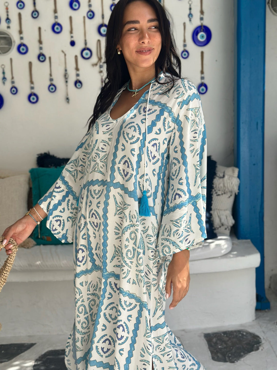 Zoe Kaftan - Blue Tile