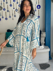 Zoe Kaftan - Blue Tile