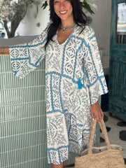 Zoe Kaftan - Blue Tile