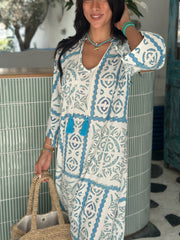 Zoe Kaftan - Blue Tile