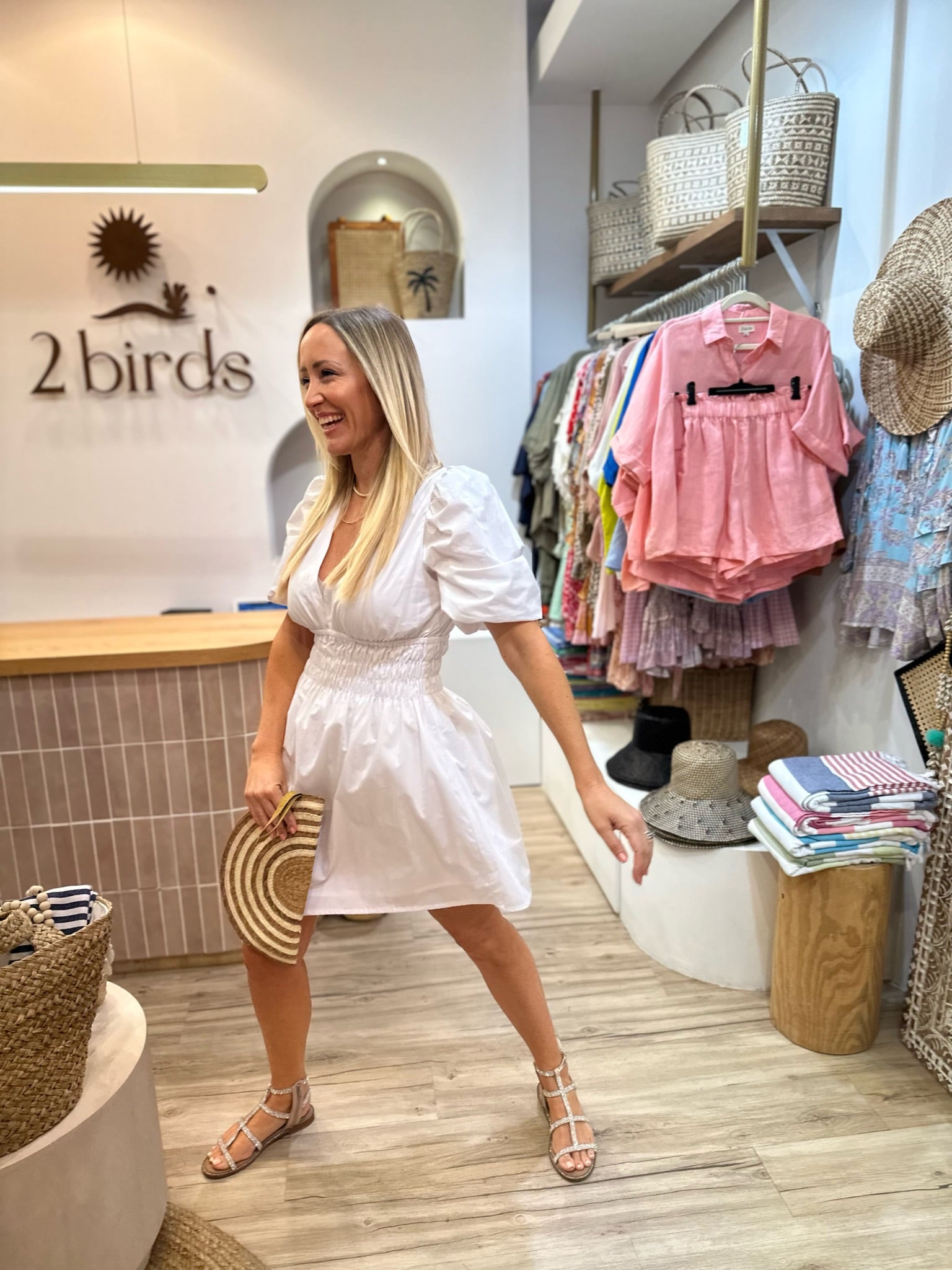 Alexa Dress - White