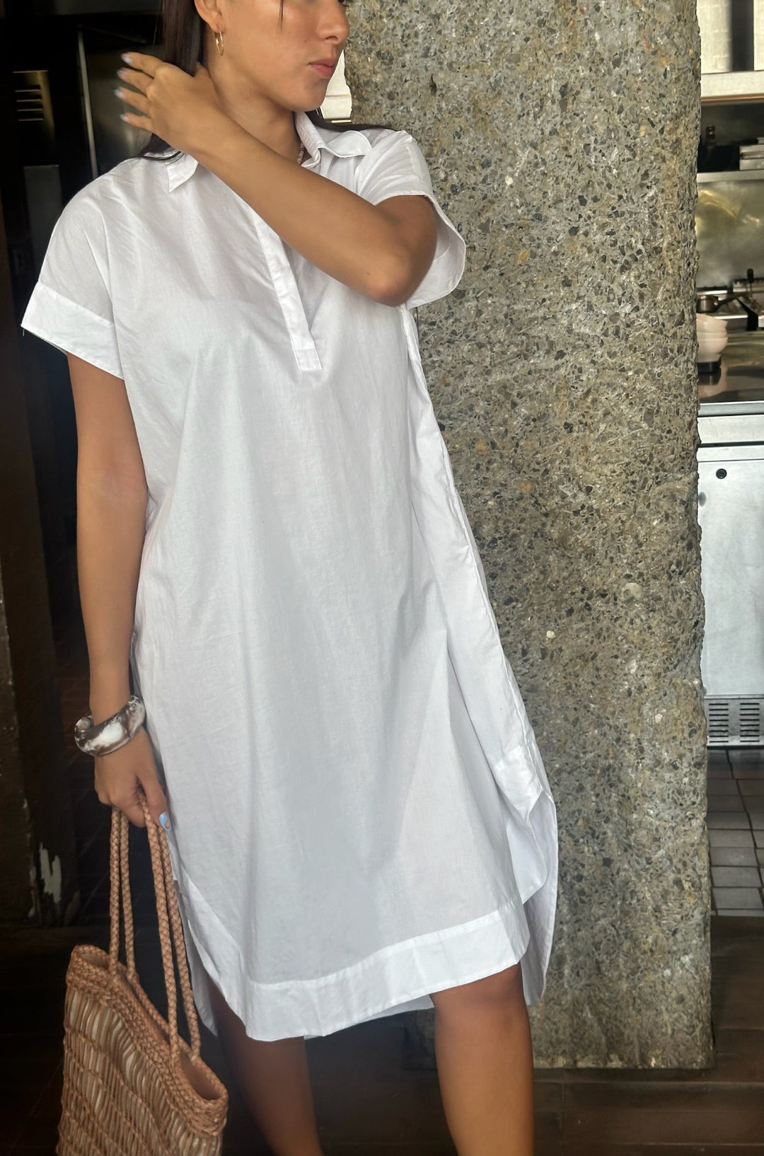 Amber Dress - White