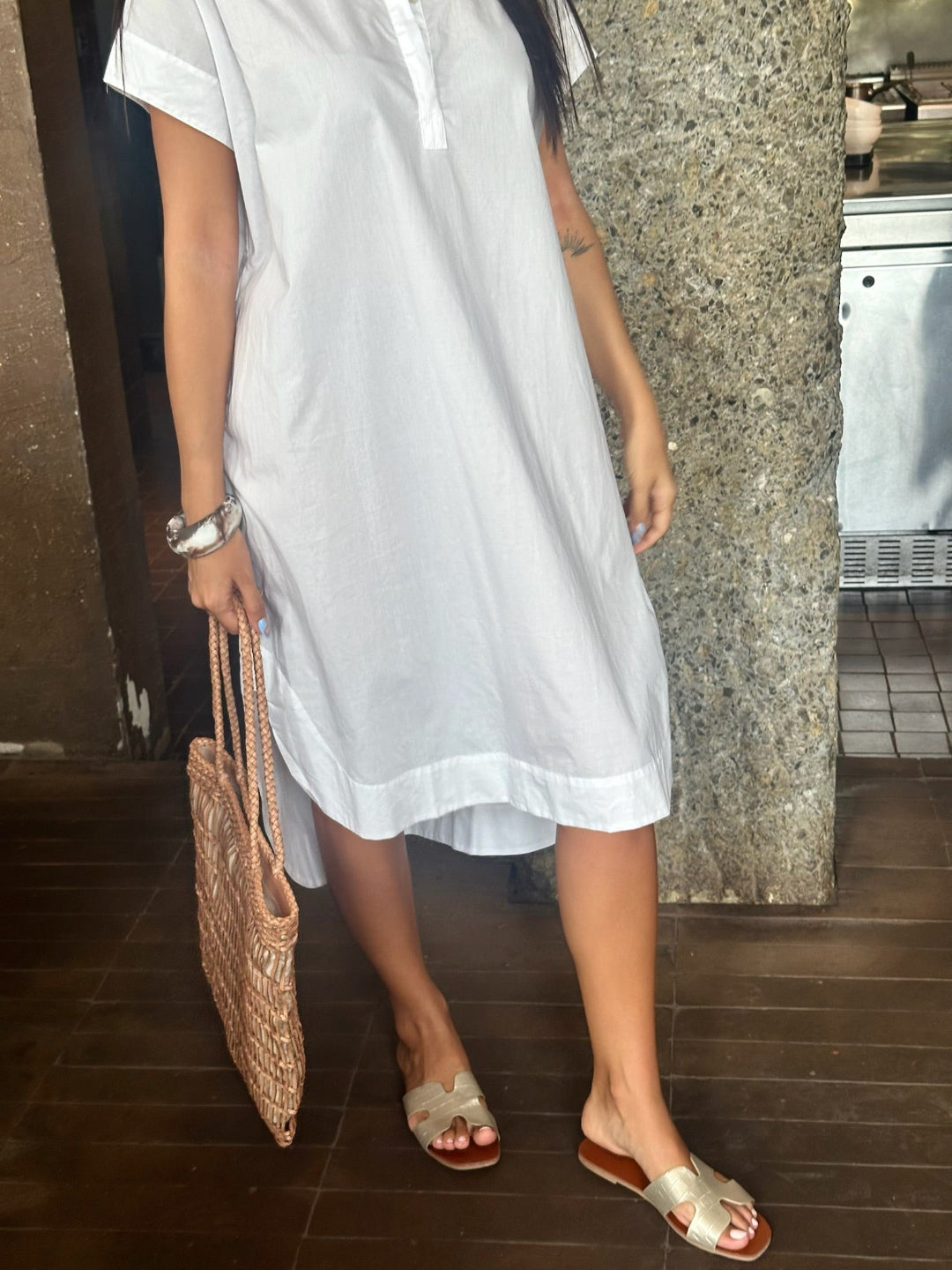 Amber Dress - White