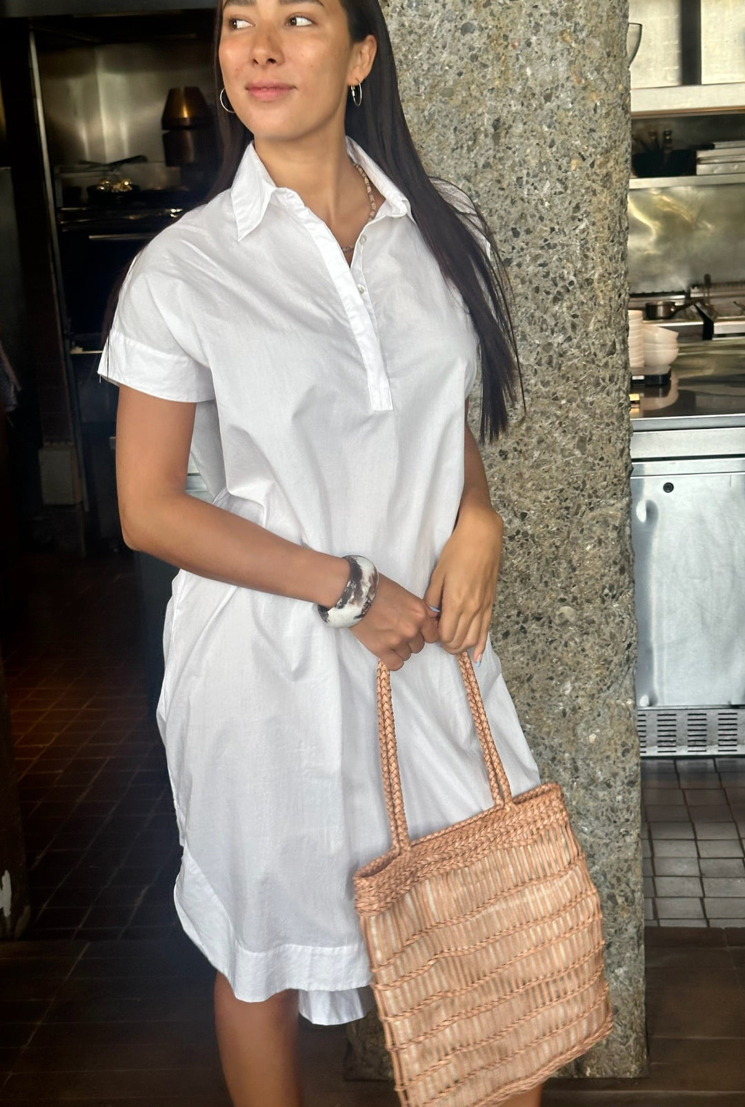 Amber Dress - White