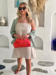 Luna Dress Linen - Natural