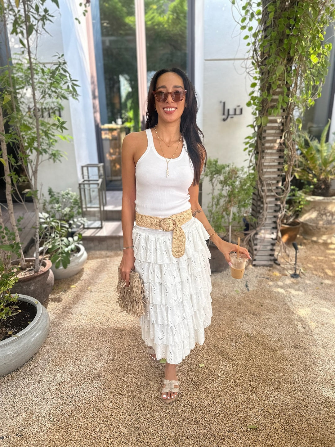 Frill Skirt Broderie Anglaise