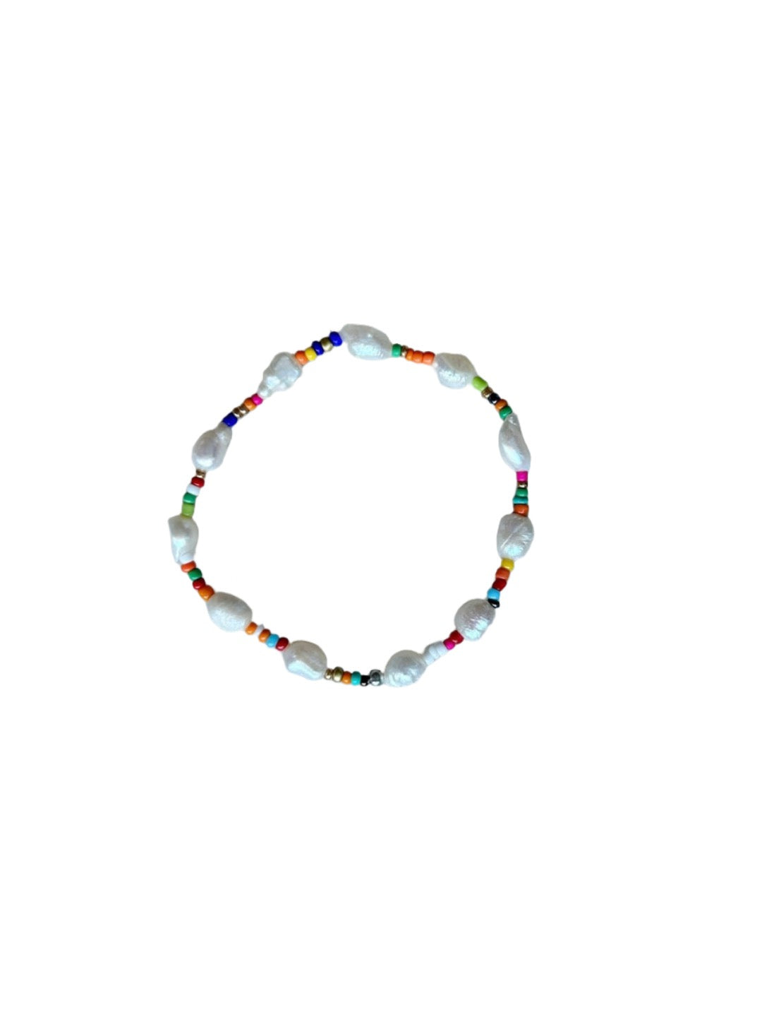 Fresh Water Pearl and Bead Bracelet - Multicolour
