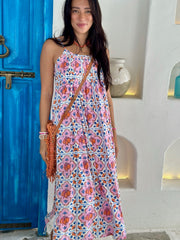 Ella Dress - Pink Italian Summer