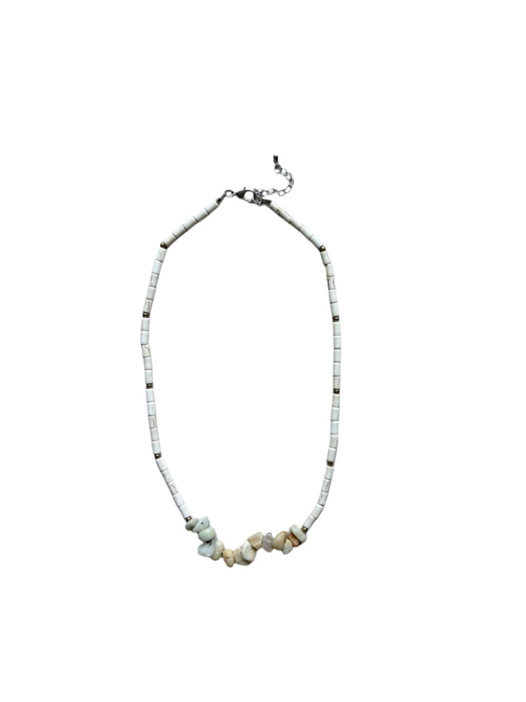 Shell and Stone Necklace - Natural