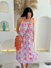 Ella Dress - Pink Italian Summer