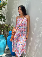 Ella Dress - Pink Italian Summer