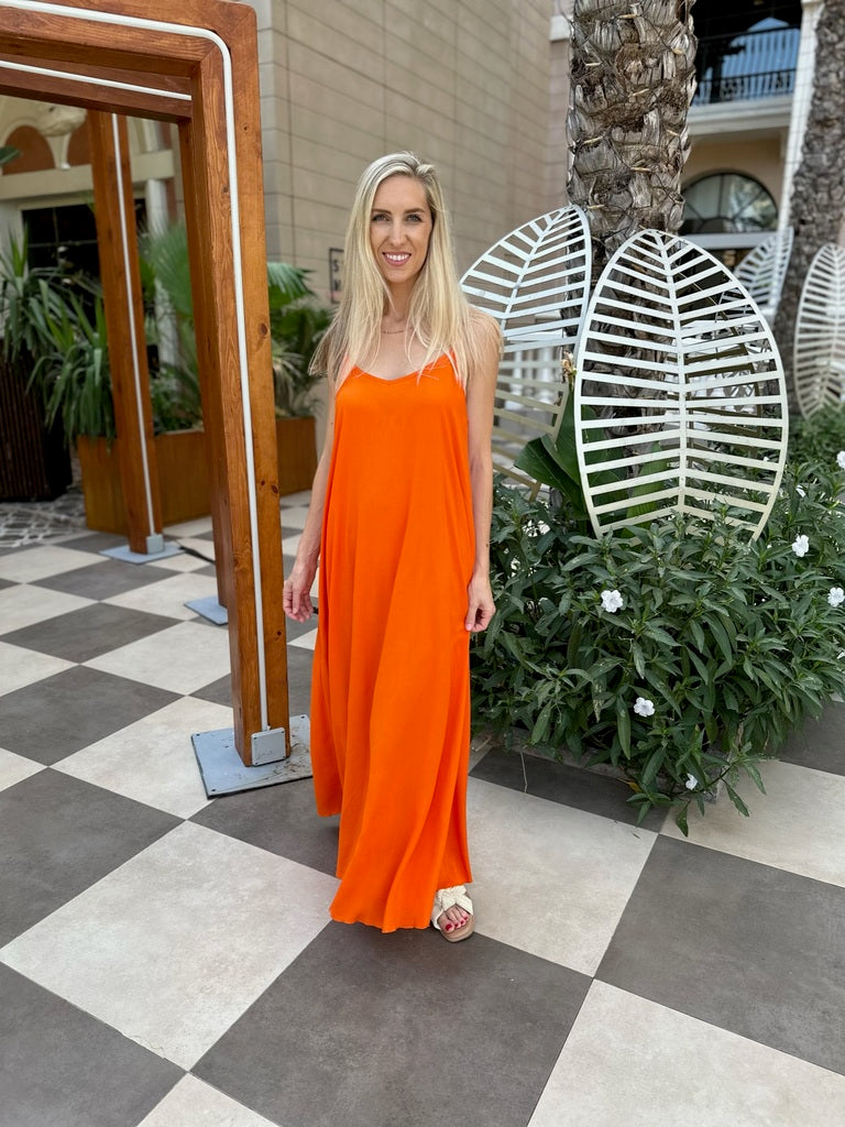 Monica Maxi Dress - Orange