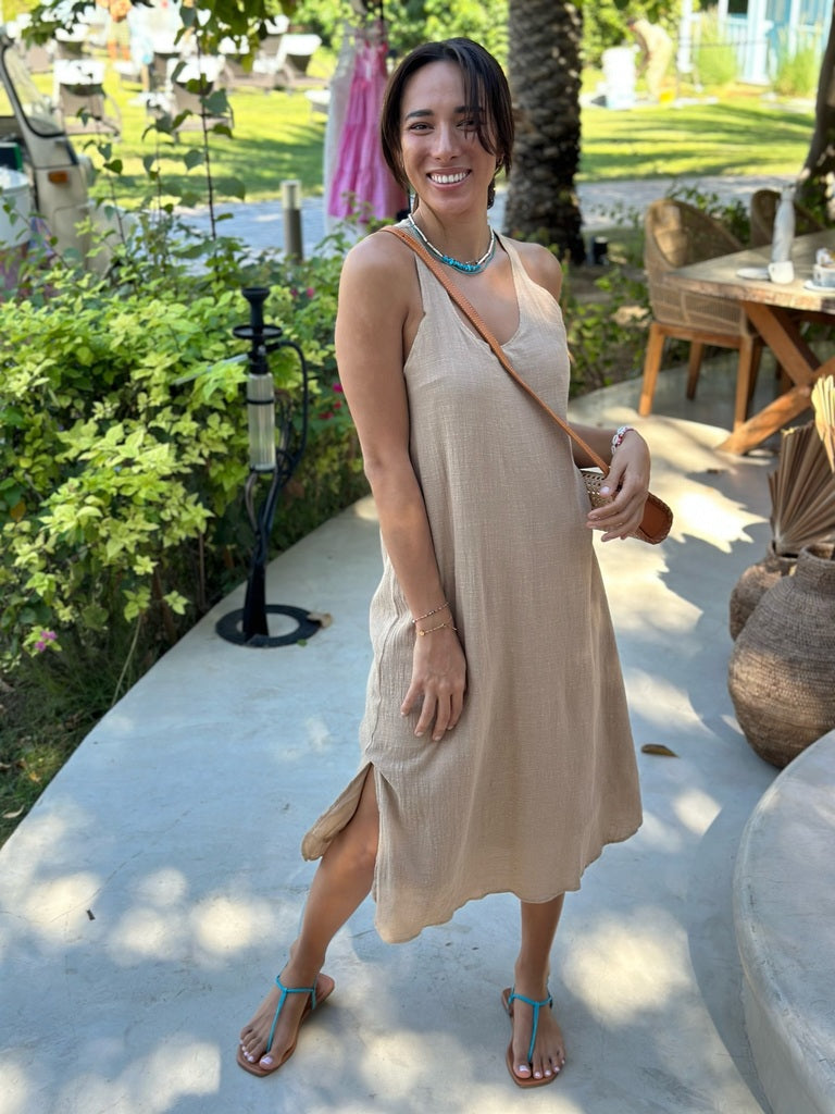 Isla Dress - Brown