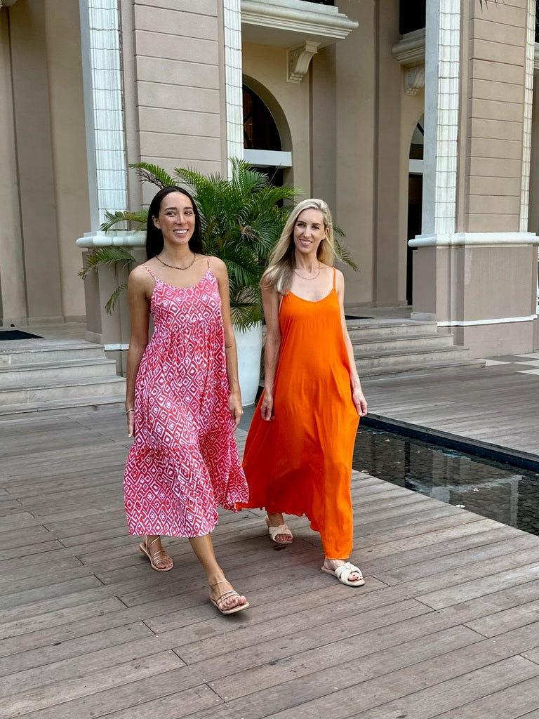 Monica Maxi Dress - Orange