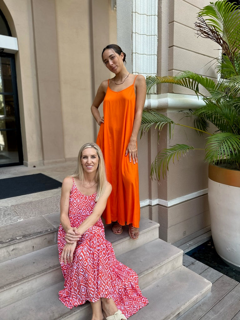 Monica Maxi Dress - Orange