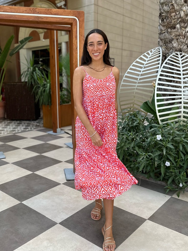India Dress - Orange