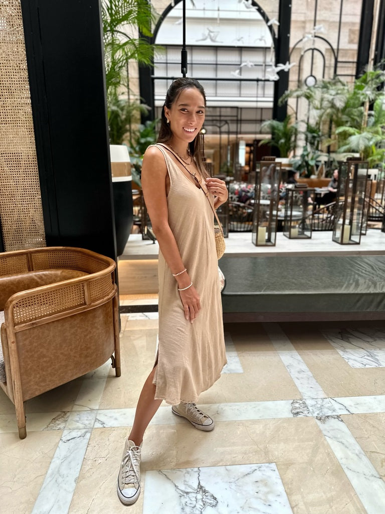 Olive Dress - Sand