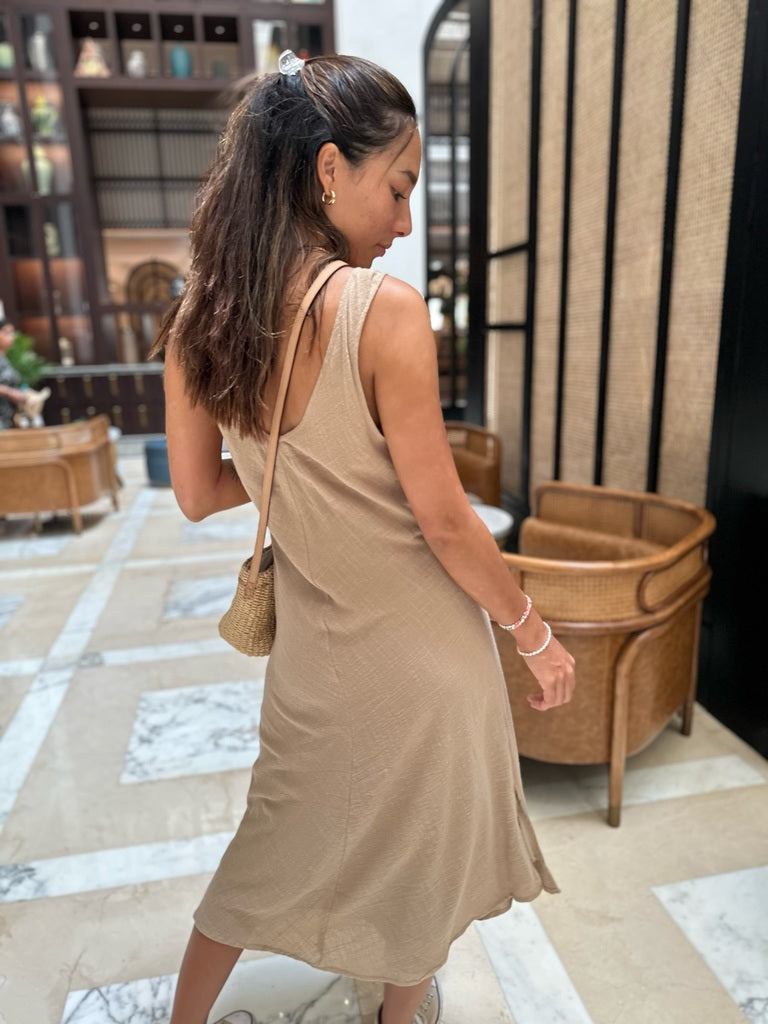 Olive Dress - Sand