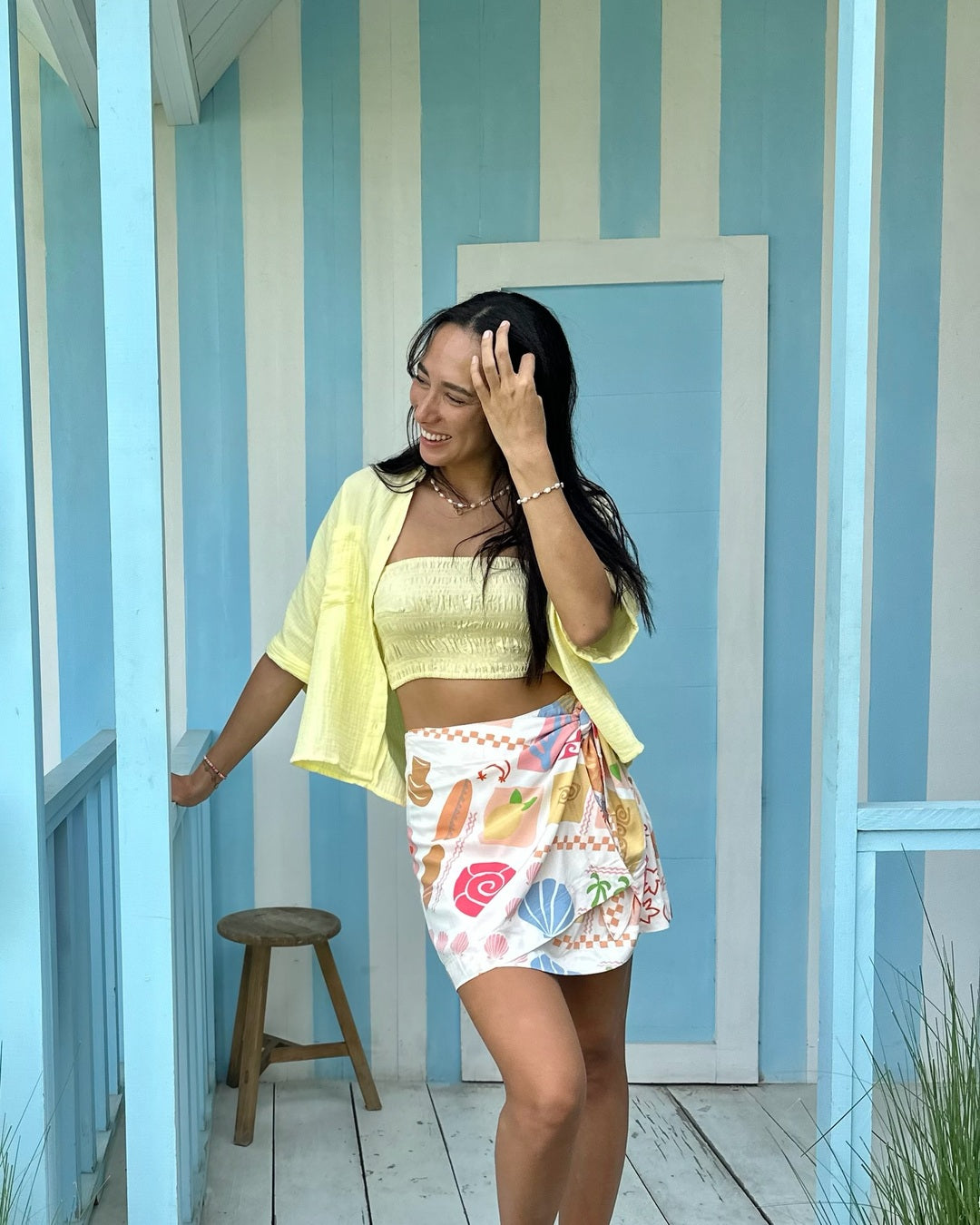 Immy Wrap Skirt - Summer Days
