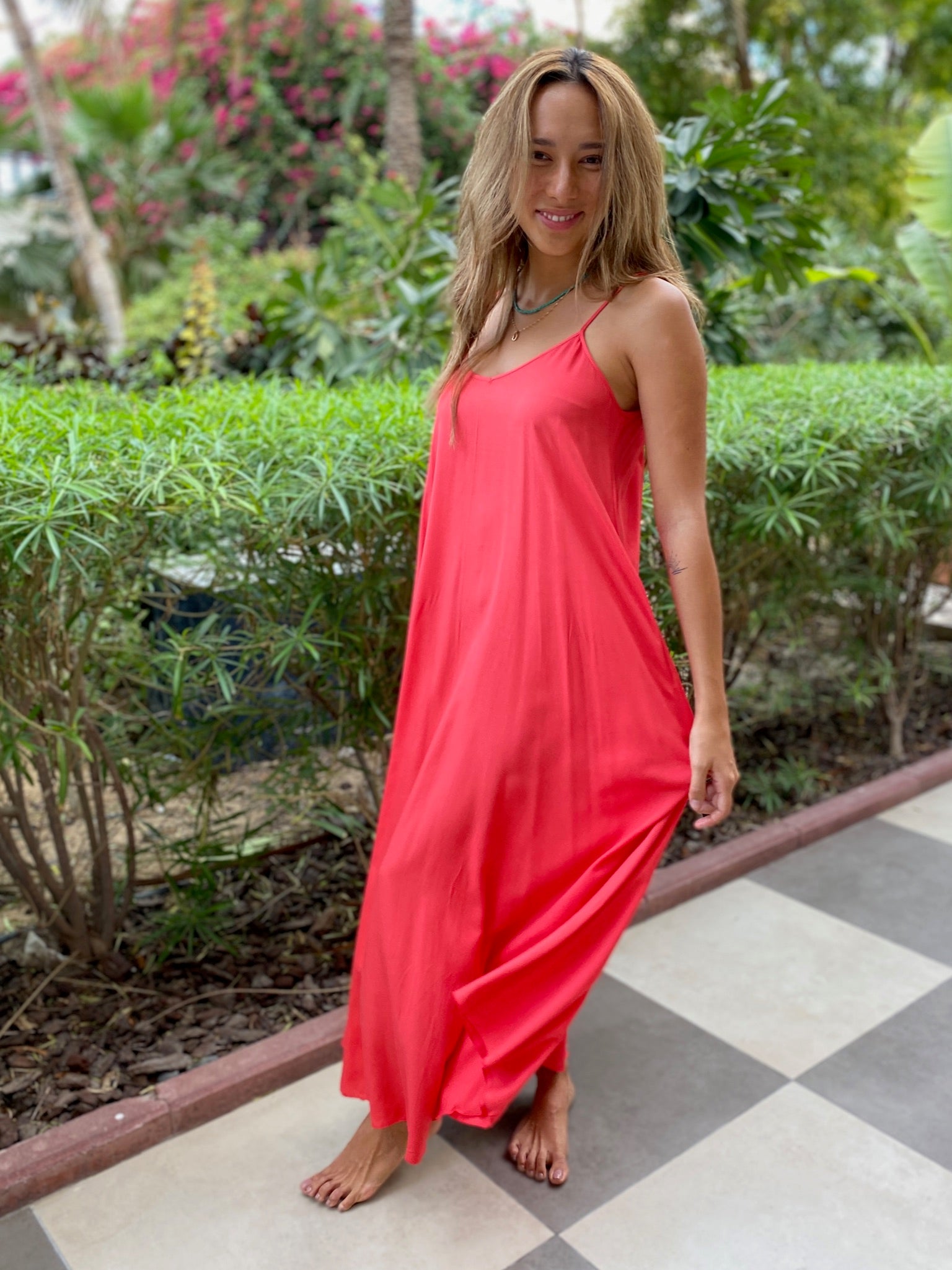 Monica Maxi Dress - Watermelon
