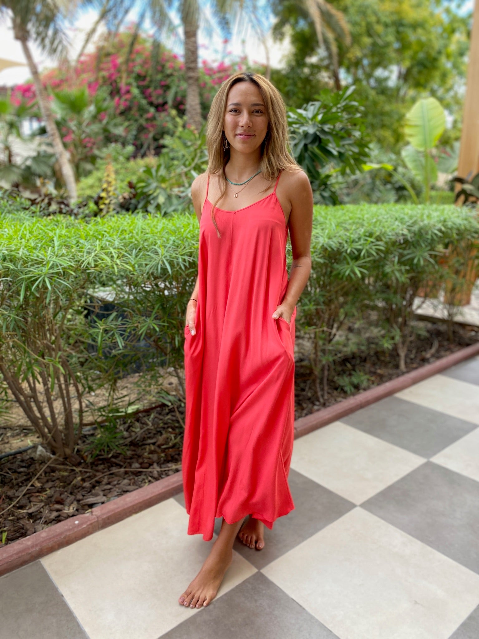 Monica Maxi Dress - Watermelon