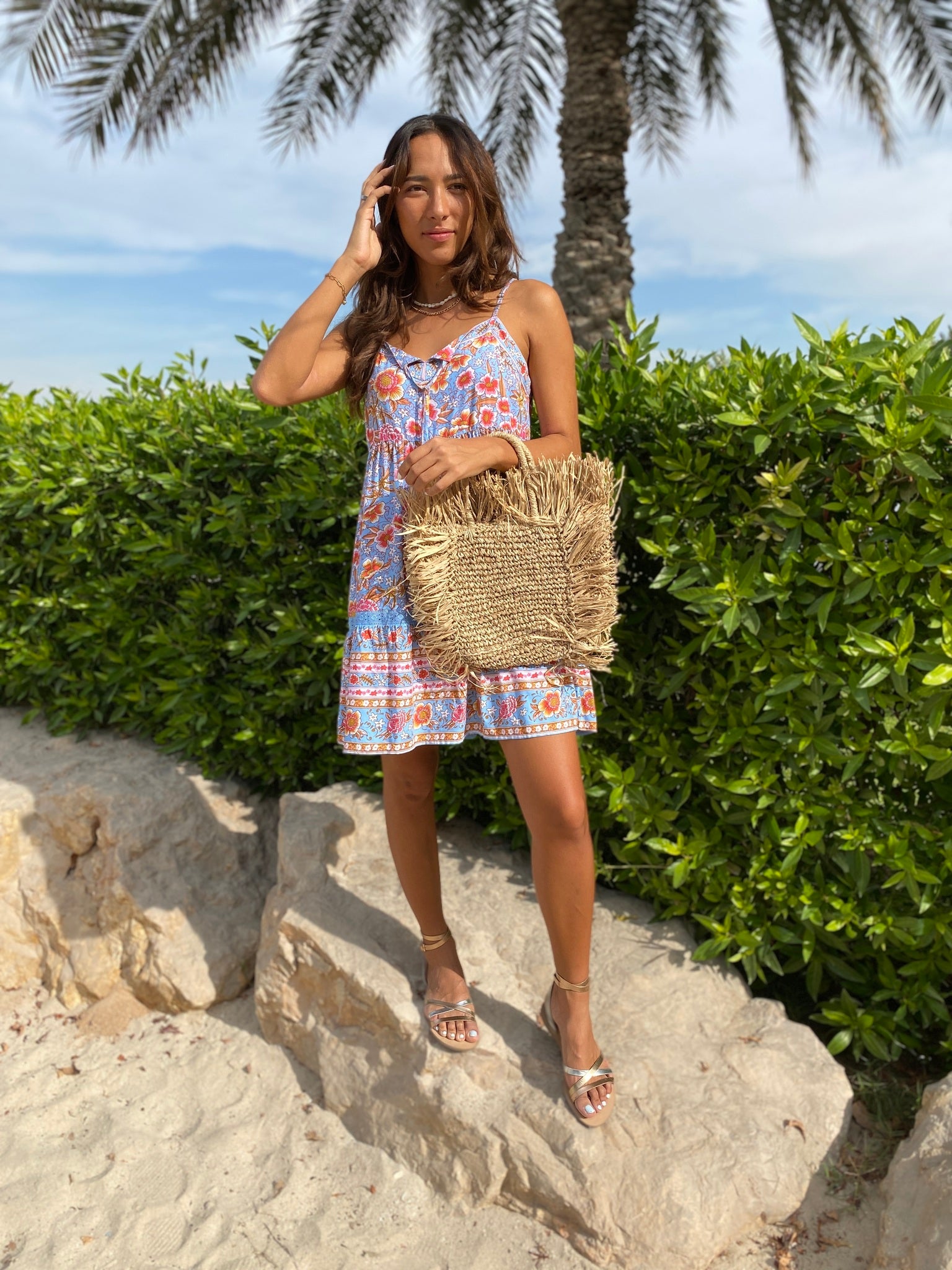 Palm Beach Fringe Bag