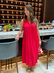 Bella Dress - Red