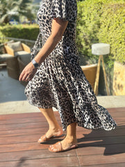 Jess Dress - Dark Leopard