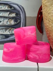 Resin Bangle - Wide - Bubblegum