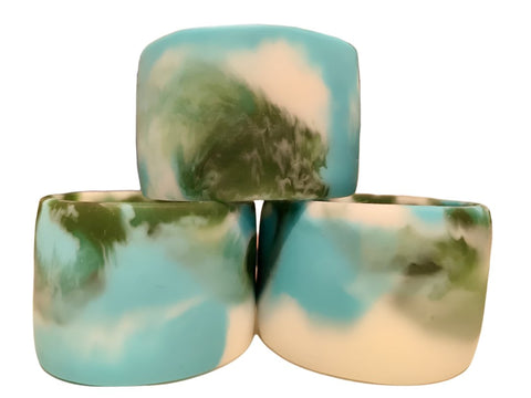 Resin Bangle - Wide - Ocean