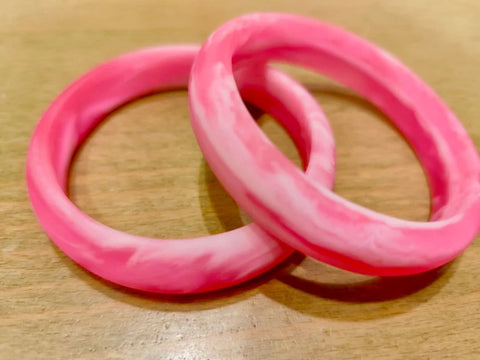 Resin Bangle - Classic - Bubblegum