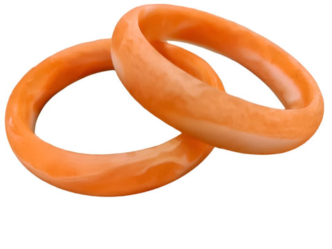 Resin Bangle - Classic - Tangerine