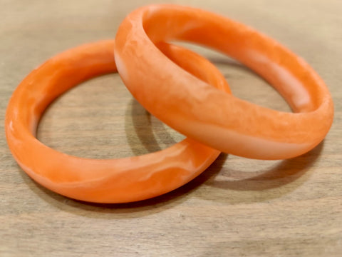 Resin Bangle - Classic - Tangerine