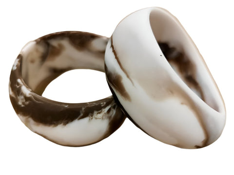 Resin Bangle - Medium - Horn