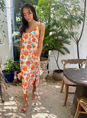 Slip Dress - Orange Shell