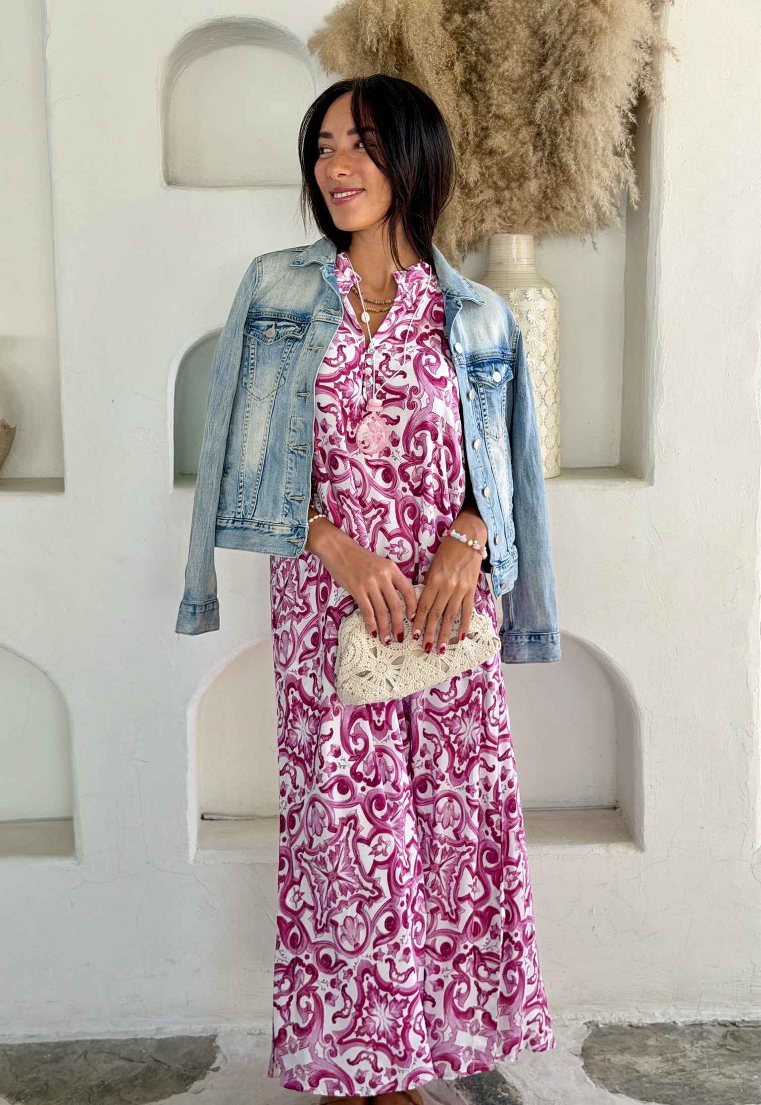 Remy Dress - Plum Chinois