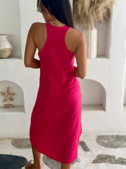 Isla Dress - Raspberry