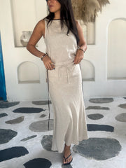 Hazel Top with Trim - Natural