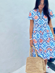 Jess Dress Cotton Poplin - Paros